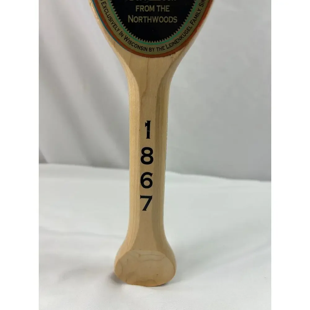 Leinenkugel's Big Butt Doppelbock Wood Beer Tap Handle Vintage 12 Inch